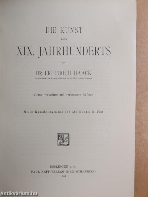 Die Kunst des XIX. Jahrhunderts