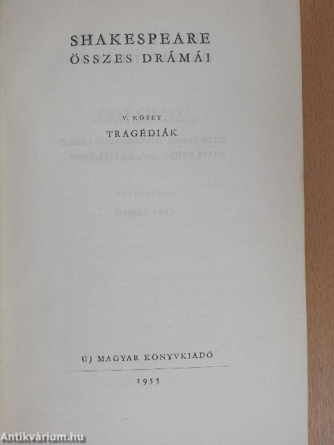 Shakespeare összes drámái V.