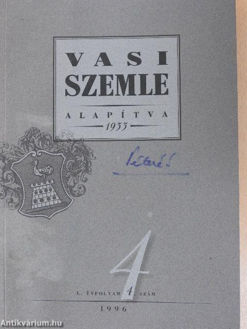 Vasi Szemle 1996/4.