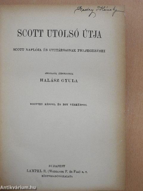 Scott utolsó útja