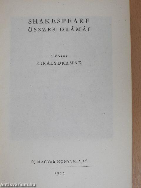 Shakespeare összes drámái I-II.