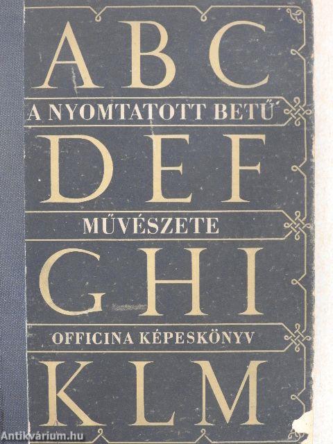 A nyomtatott betű művészete