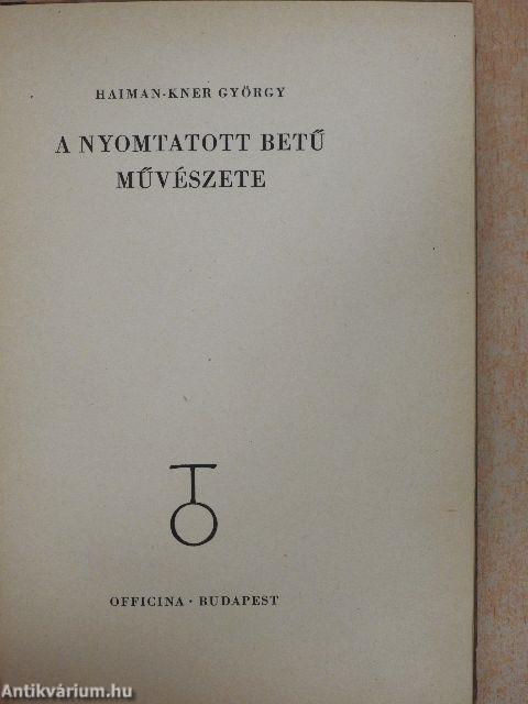 A nyomtatott betű művészete