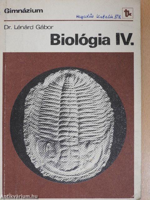 Biológia IV.