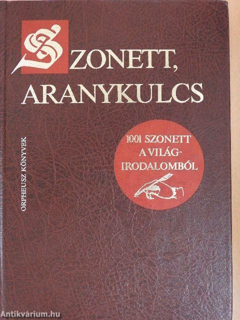 Szonett, aranykulcs...