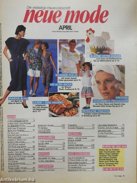 Neue Mode April 1987