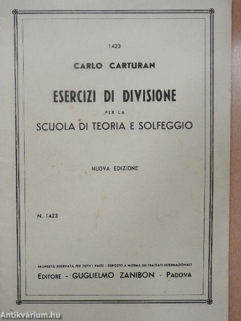 Esercizi di Divisione