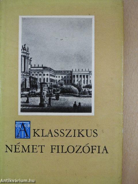 A klasszikus német filozófia