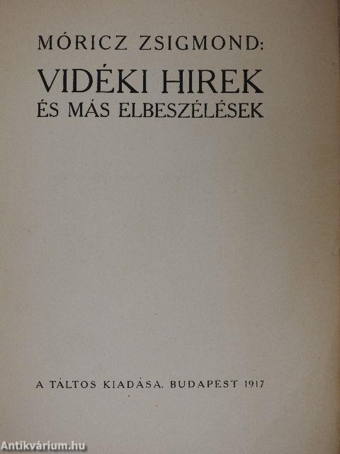 Vidéki hirek