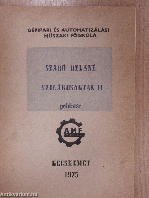 Szilárdságtan VIII.