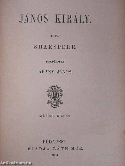 A Szent-Iván éji álom/Hamlet, dán királyfi/János király