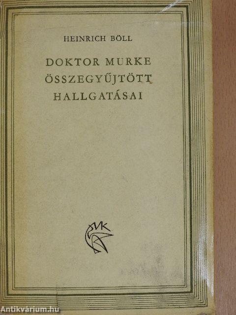 Doktor Murke összegyűjtött hallgatásai