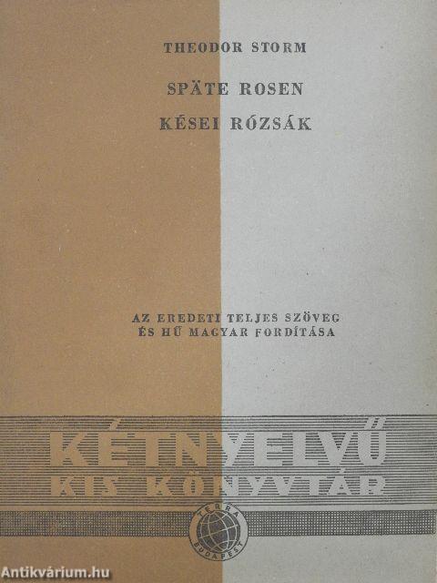 Kései rózsák