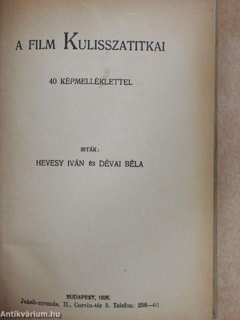 A film Kulisszatitkai