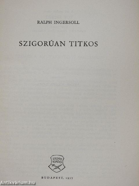 Szigorúan titkos