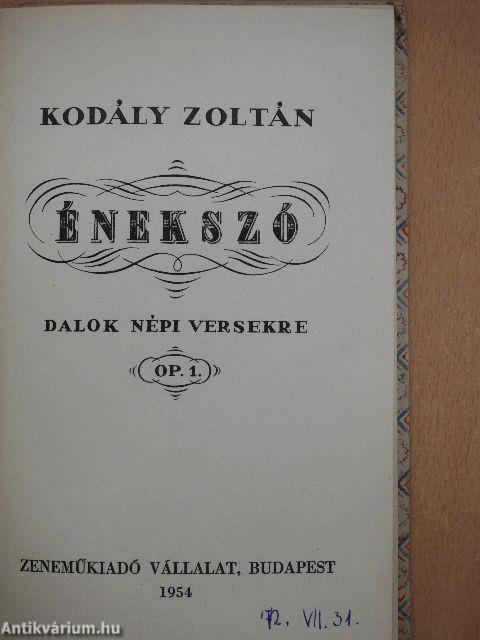 Énekszó