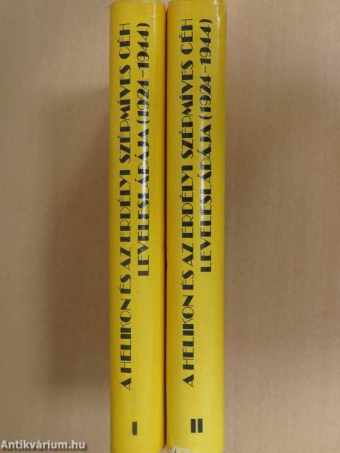 A Helikon és az Erdélyi Szépmíves Céh levelesládája I-II.