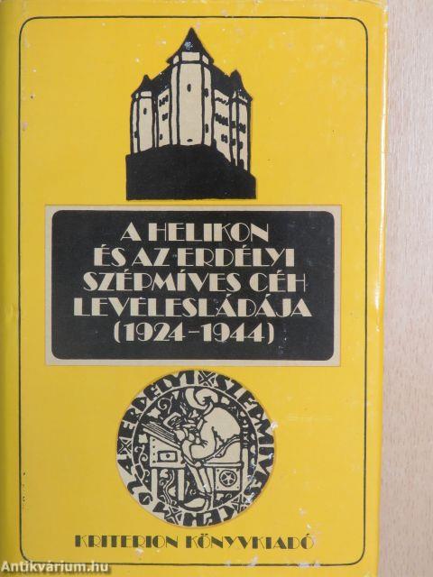 A Helikon és az Erdélyi Szépmíves Céh levelesládája I-II.