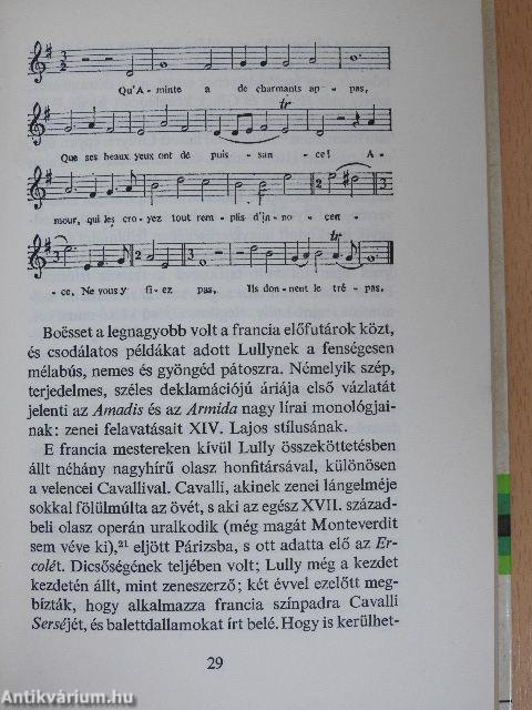 Lully, Gluck, Grétry