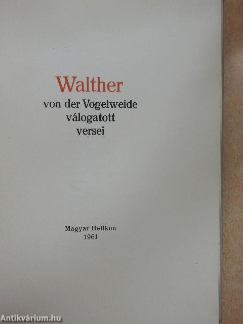 Walther von der Vogelweide válogatott versei