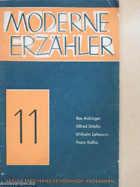 Moderne Erzähler XI.