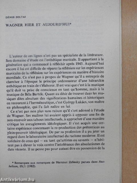 Wagner hier et Aujourd'hui
