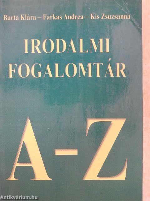 Irodalmi fogalomtár A-Z