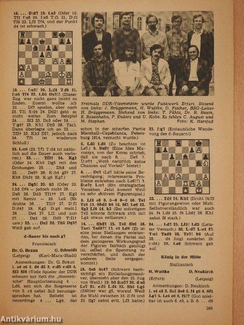 Schach Juli 1981