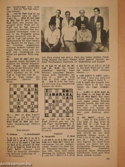 Schach Juli 1981