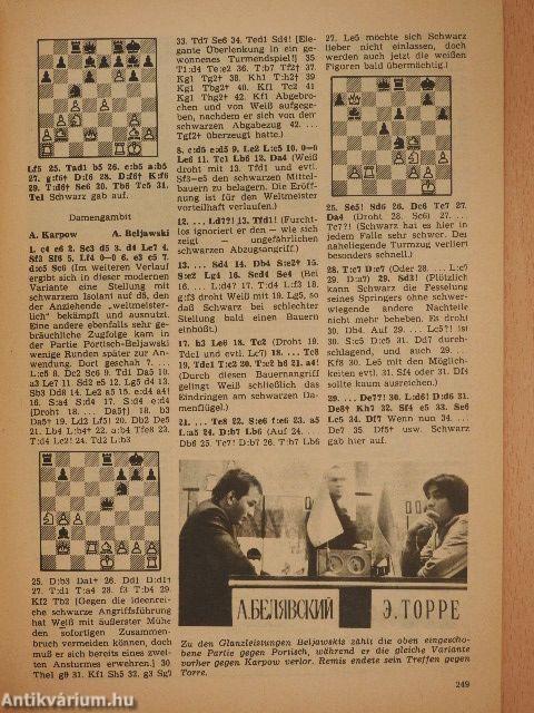 Schach Juni 1981