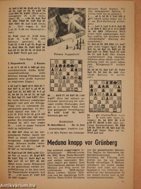 Schach Januar 1981