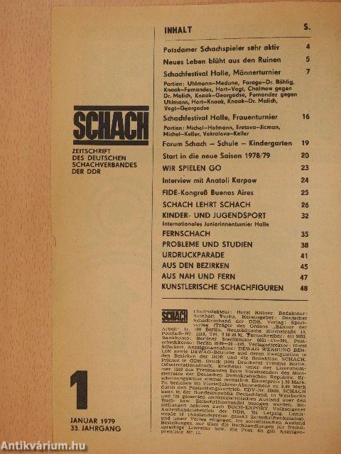 Schach Januar 1979