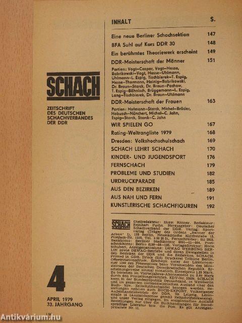 Schach April 1979