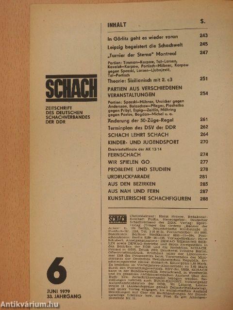 Schach Juni 1979