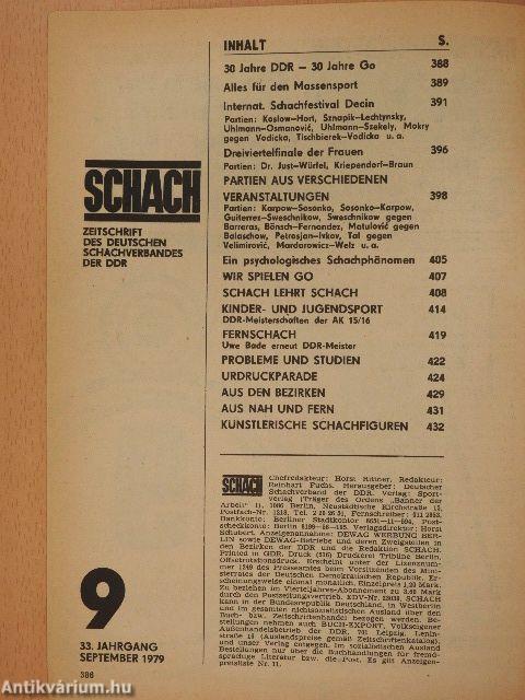 Schach September 1979