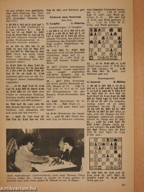 Schach Oktober 1979