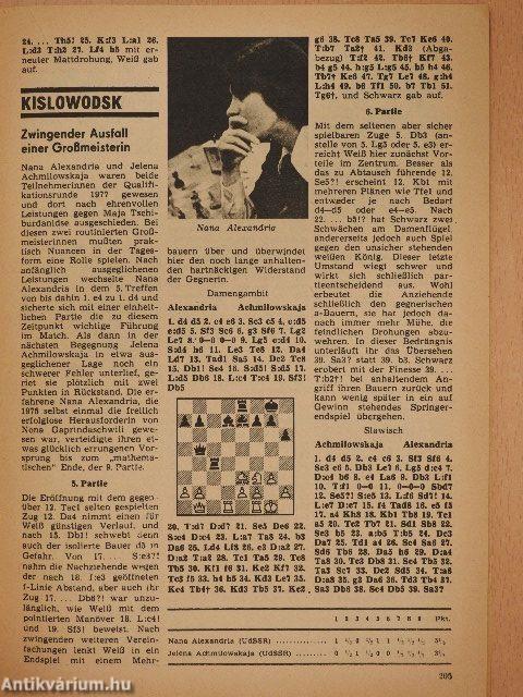 Schach Mai 1980