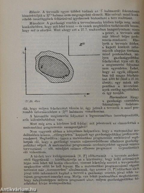 A gazdasági szerkezet matematikai tervezése