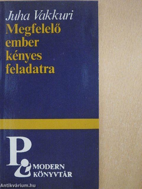 Megfelelő ember kényes feladatra