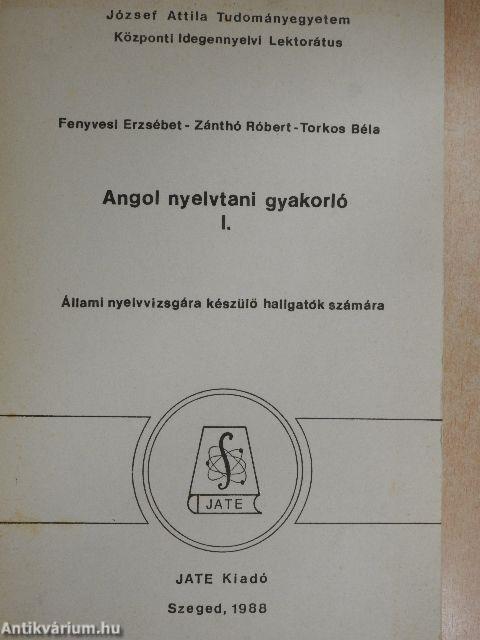 Angol nyelvtani gyakorló I.