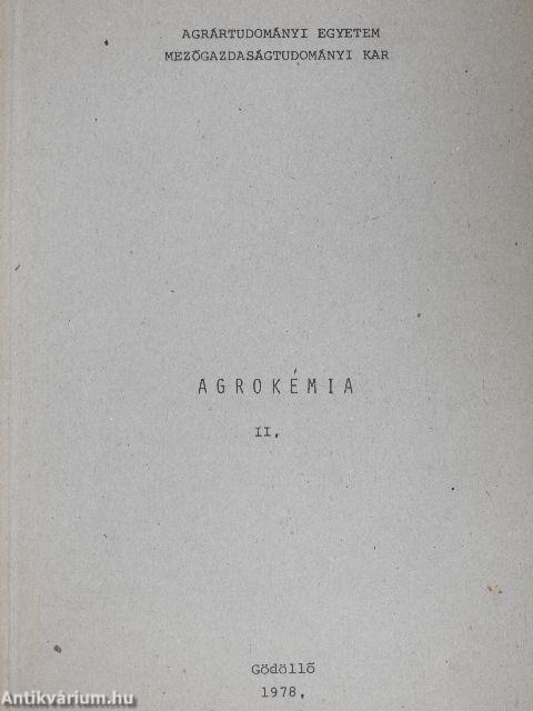 Agrokémia II.