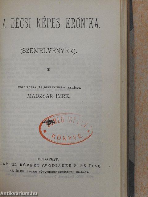 II. Rákóczi Ferenc vallomásaiból I-II./II. Rákóczi Ferencz élete/Mikes Kelemen válogatott törökországi levelei/Mikes leveleskönyve irodalmunkban/A bécsi képes krónika