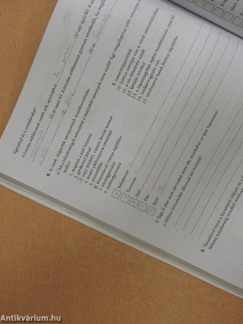 Természetismeret munkafüzet 6.