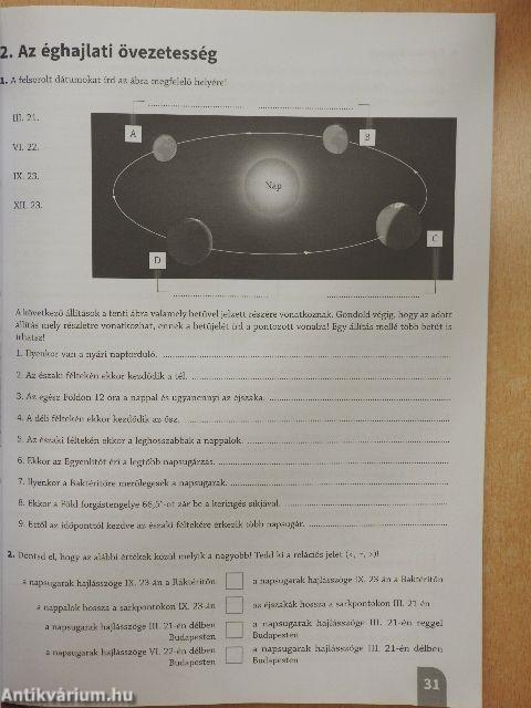 Természetismeret munkafüzet 6.