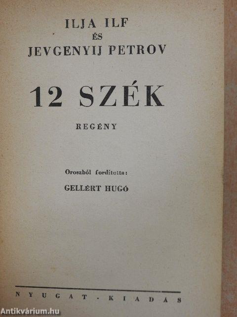 12 szék