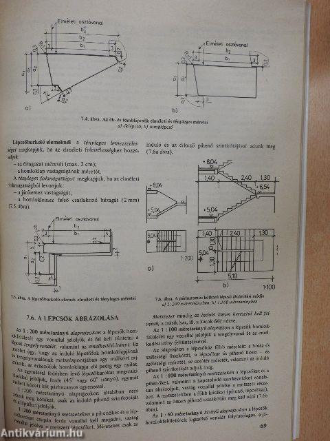 Épületszobrász, kőfaragó és műkőkészítő szakrajz I-II.