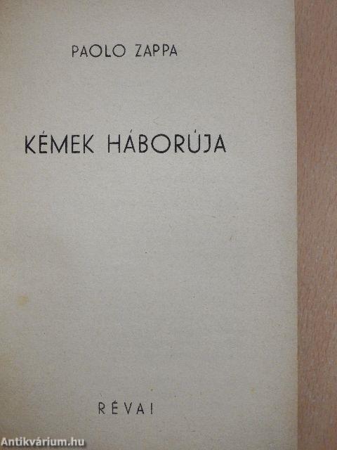 Kémek háborúja