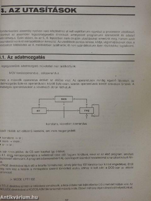 Az IBM PC programozása Assembly nyelven