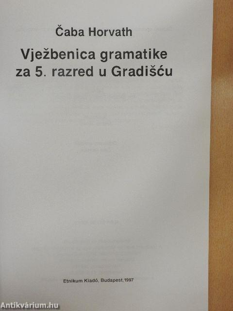 Vjezbenica gramatike za 5. razred u Gradiscu