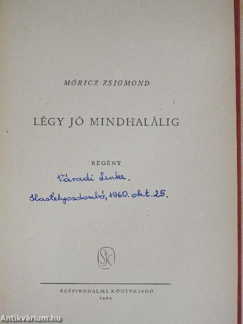 Légy jó mindhalálig